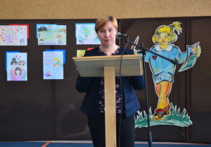 Dyrektor Poradni Psychologiczno - Pedagogicznej p. Aleksandra Cedro
