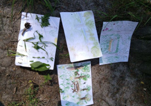 Prace plastyczne wykonane przez uczennice