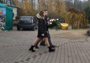 Delegacja Zespołu Szkolno - Przedszkolnego w Lubochni.