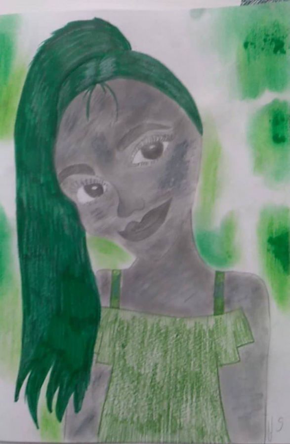 Zielony portret