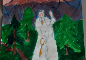 Święty Jan Pawel II w oczach dziecka.