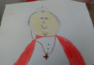 Święty Jan Pawel II w oczach dziecka.