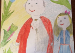 Święty Jan Pawel II w oczach dziecka.