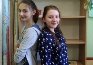 Wiktoria Polus i Wiktoria Dębiec