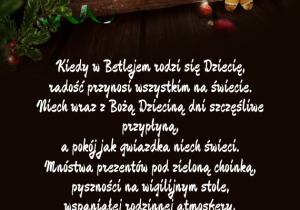 Życzenia Bożonarodzeniowe od Rady Rodziców