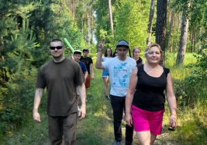 Na trasie podchodów.
