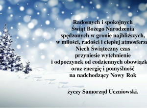 Życzenia świąteczno - noworoczne