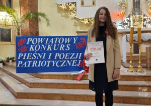 Magdalena Pietrzyk podczas gali finałowej