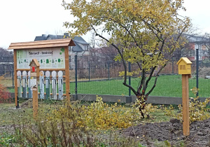 Klasa z drewna - ogród edukacyjno relaksacyjny