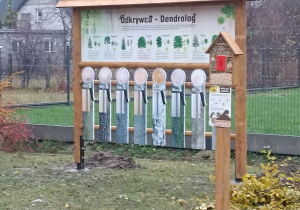 Klasa z drewna - ogród edukacyjno relaksacyjny