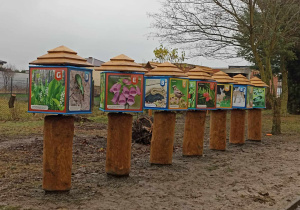 Klasa z drewna - ogród edukacyjno relaksacyjny