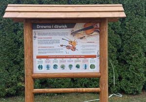 Klasa z drewna - ogród edukacyjno relaksacyjny