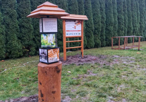 Klasa z drewna - ogród edukacyjno relaksacyjny