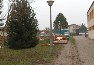 Prace przy montażu