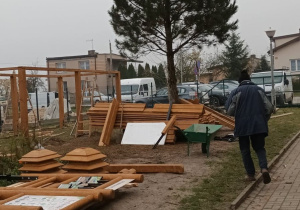 Prace przy montażu