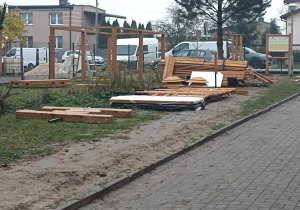 Prace przy montażu