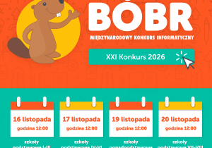XXI Międzynarodowy Konkurs Informatyczny Bóbr.