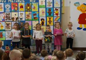Dzieci wyróżnione w kategorii wiekowej 3-4 lat.
