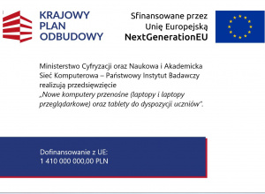 Wdrażanie inwestycji C2.1.2 Wyrównanie poziomu wyposażenia szkół w przenośne urządzenia multimedialne