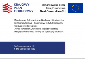 Wdrażanie inwestycji C2.1.2 Wyrównanie poziomu wyposażenia szkół w przenośne urządzenia multimedialne
