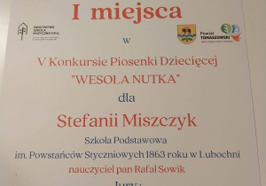 Konkurs „Wesoła Nutka”