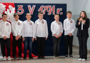 Uroczysta akademia w naszej szkole.