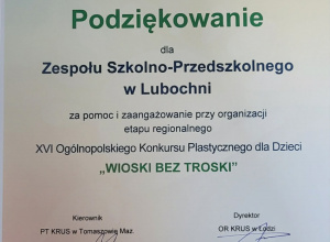 Konkurs Plastyczny „WIOSKI BEZ TROSKI”.